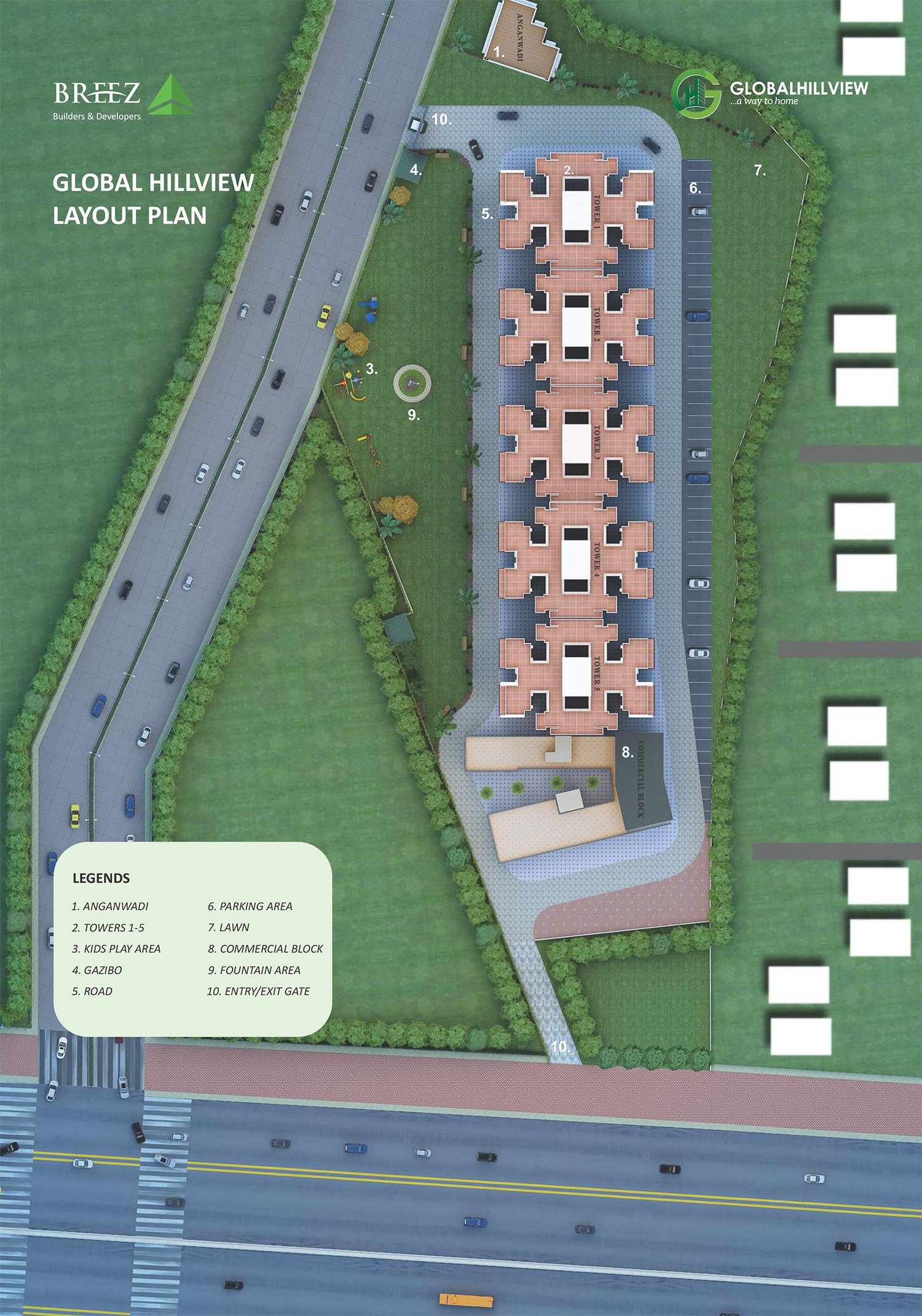 Global Hill View Site Plan