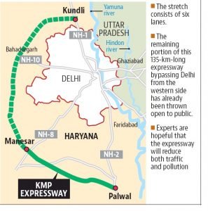 Kundli-Manesar Stretch of Western Peripheral E-way Ready Before Time ...