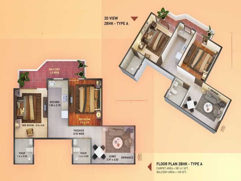 Pyramid Fusion Homes Floor Plan Type A
