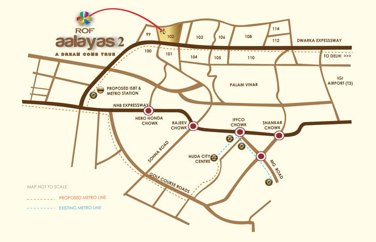 Rof Aalayas Phase 2 Location Map