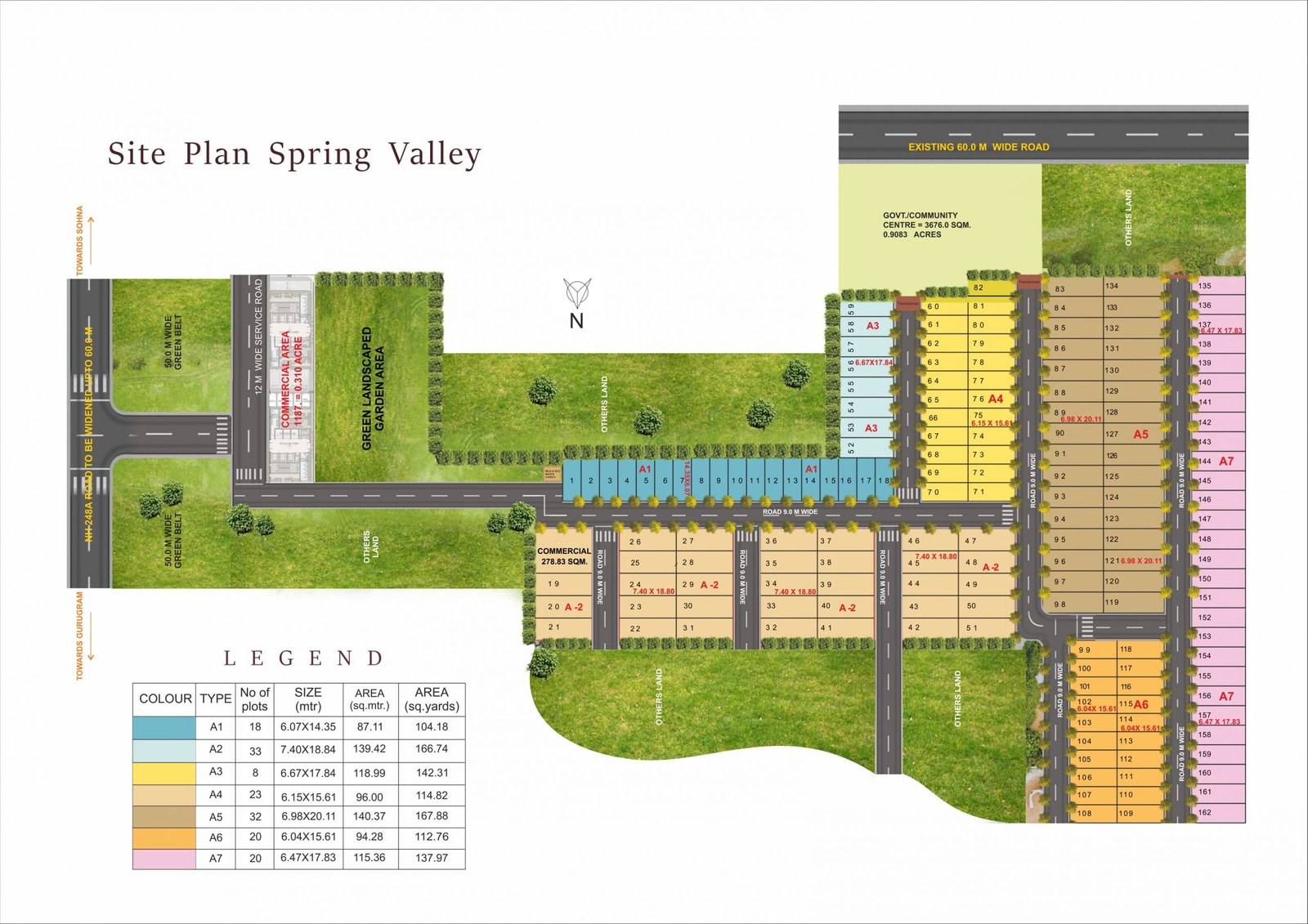Pyramid Spring Valley Site Plan
