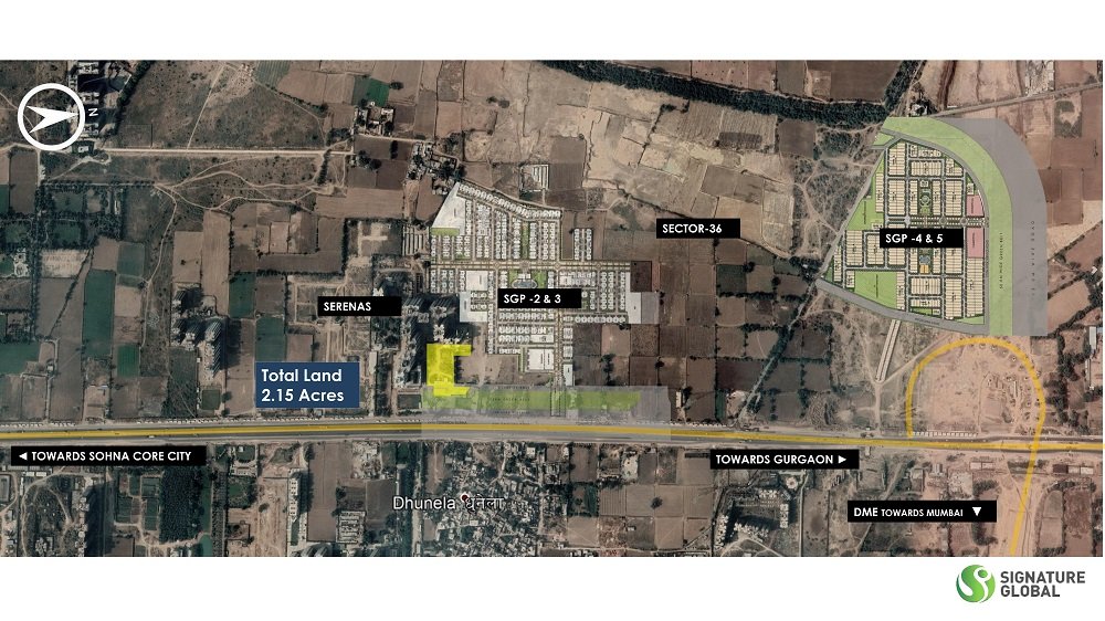 Signature Global Infinity Mall Site Plan